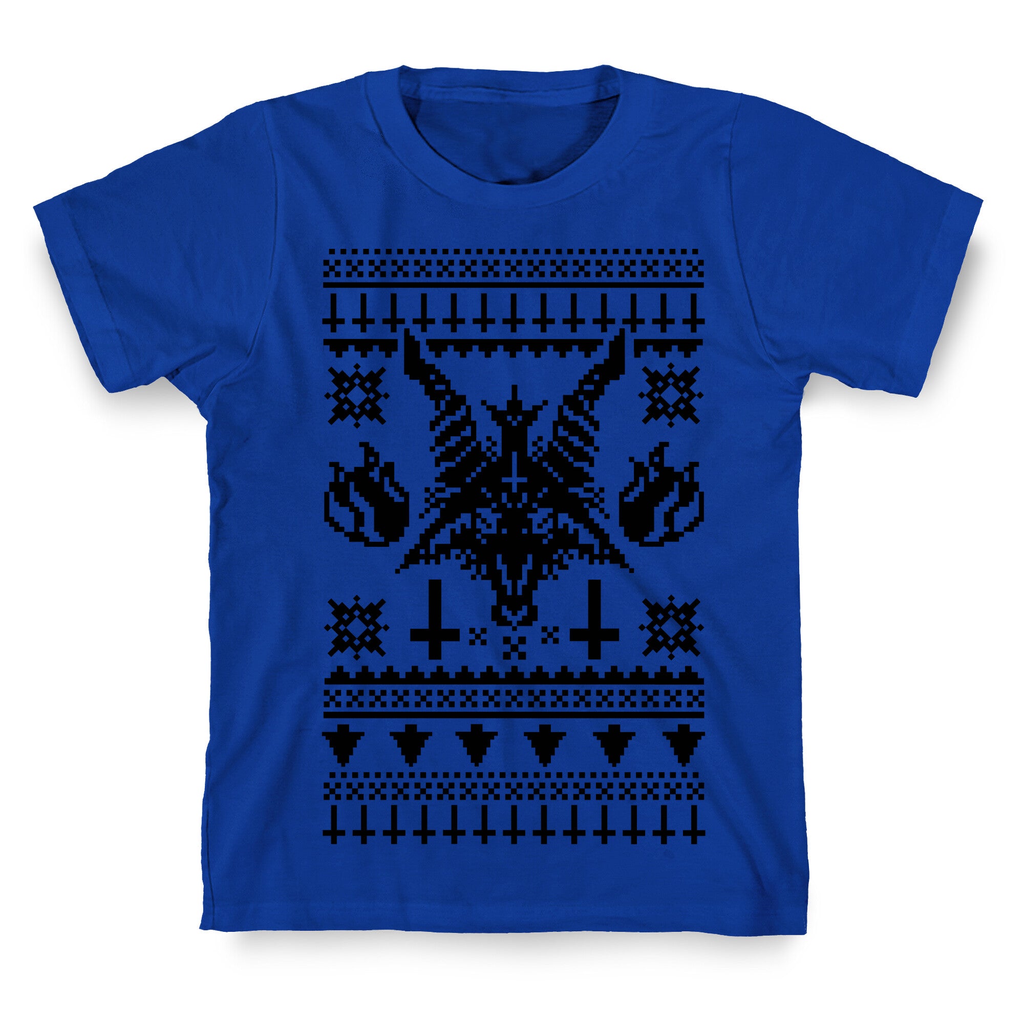 Baphomet Ugly Christmas Sweater  T-Shirt