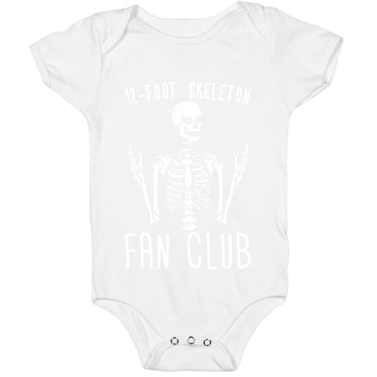 12-Foot Skeleton Fan Club Baby One Piece